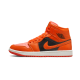 Air Jordan 1 Mid Orange Black Air Jordan 1 Mid Orange Black