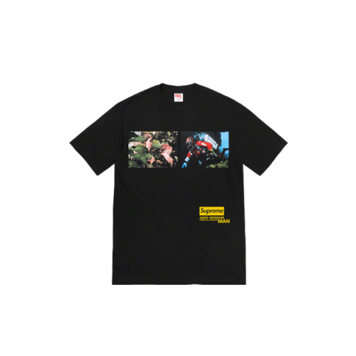 Supreme Junya Watanabe CDG Nature Tee Black Supreme Junya Watanabe CDG Nature Tee Black