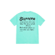 Supreme Person Tee Teal Supreme Person Tee Teal