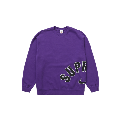 Supreme Nike Arc Crewneck Purple Supreme Nike Arc Crewneck Purple