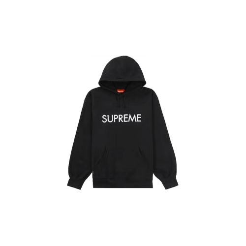 Supreme Capital Hooded Sweatshirt Black Supreme Capital Hooded Sweatshirt Black