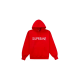 Supreme Capital Hooded Sweatshirt Red Supreme Capital Hooded Sweatshirt Red