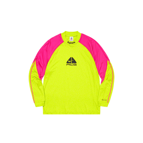 Supreme Nike ACG Jersey Yellow Pink Supreme Nike ACG Jersey Yellow Pink