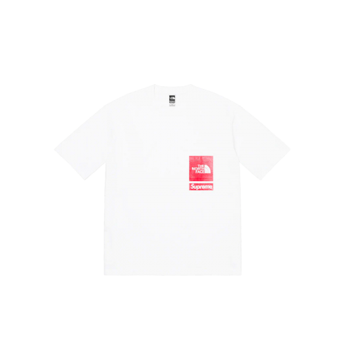 Supreme The North Face Printed Pocket Tee White Supreme The North Face Printed Pocket Tee White